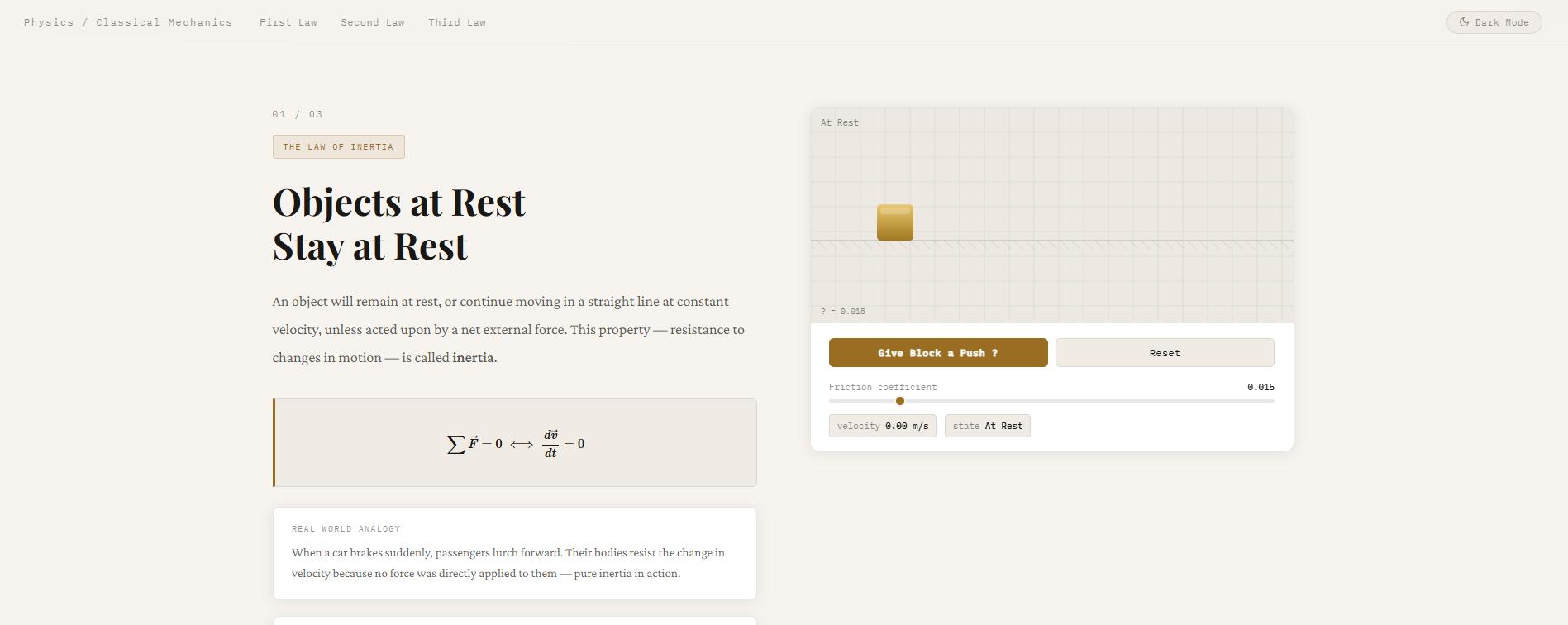 Newton Law screenshot 2